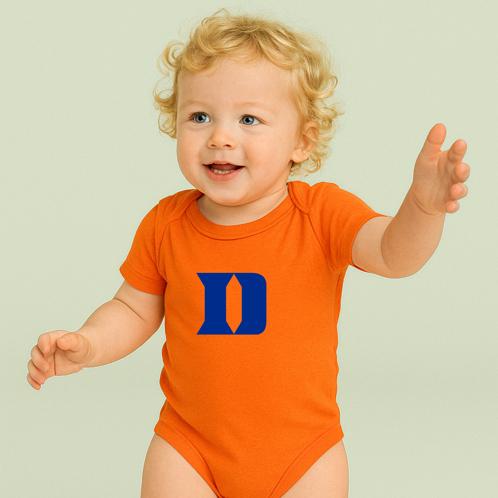 Duke Blue Devils Logo Baby Romper Onesie