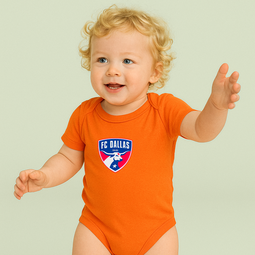 FC Dallas Soccer Logo Baby Romper Onesie