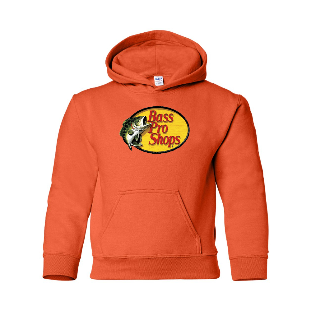 Youth Bass Pro Shops Logo Gildan Heavy Blend  Hooded Sweatshirt