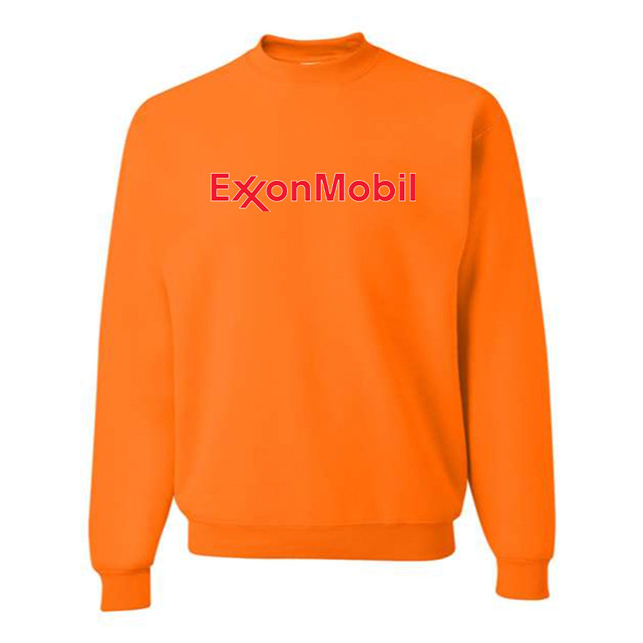 Men's Exxon Mobil Gas Station  Crewneck Sweatshirt
