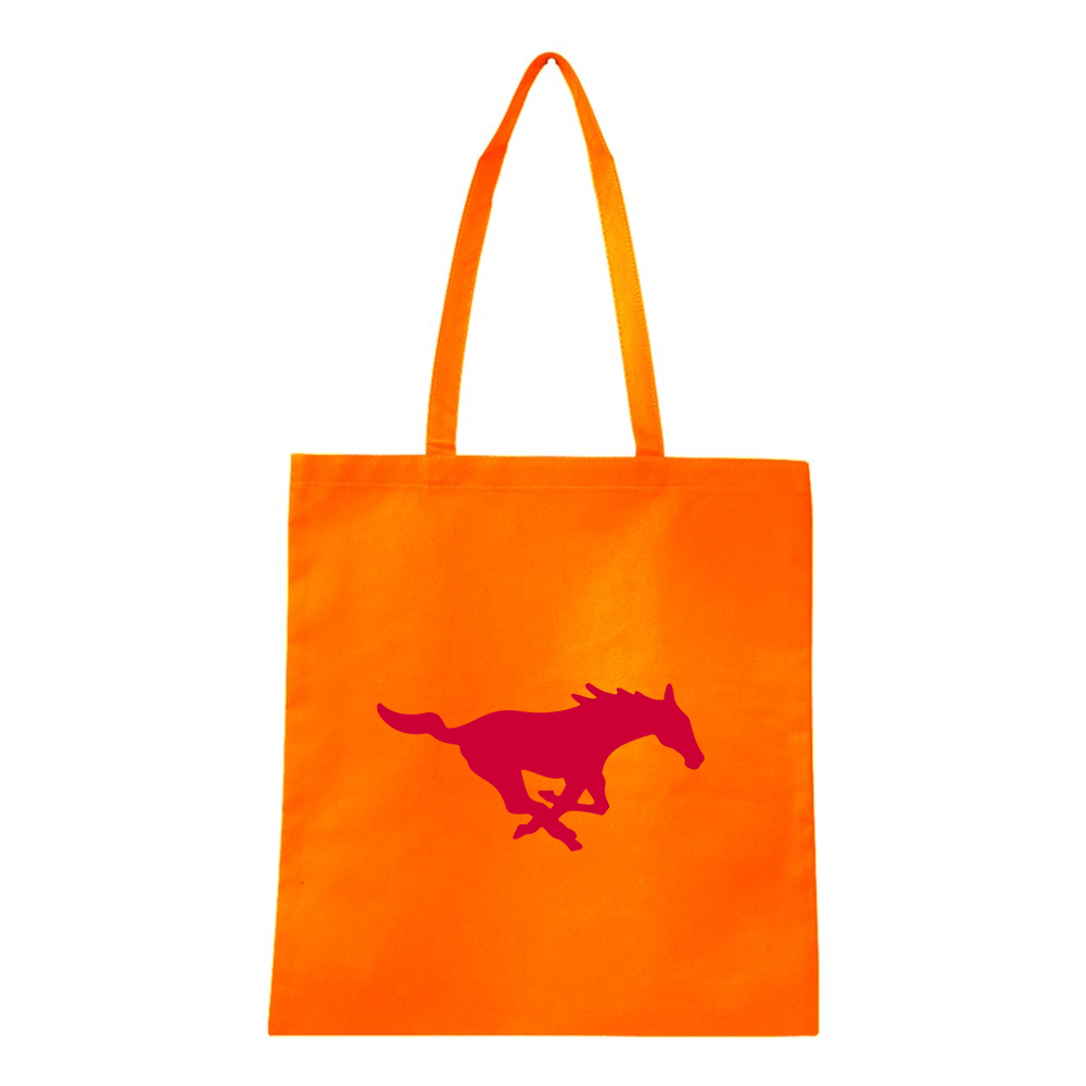 SMU Mustangs Logo Q-Tees Non-Woven  Tote