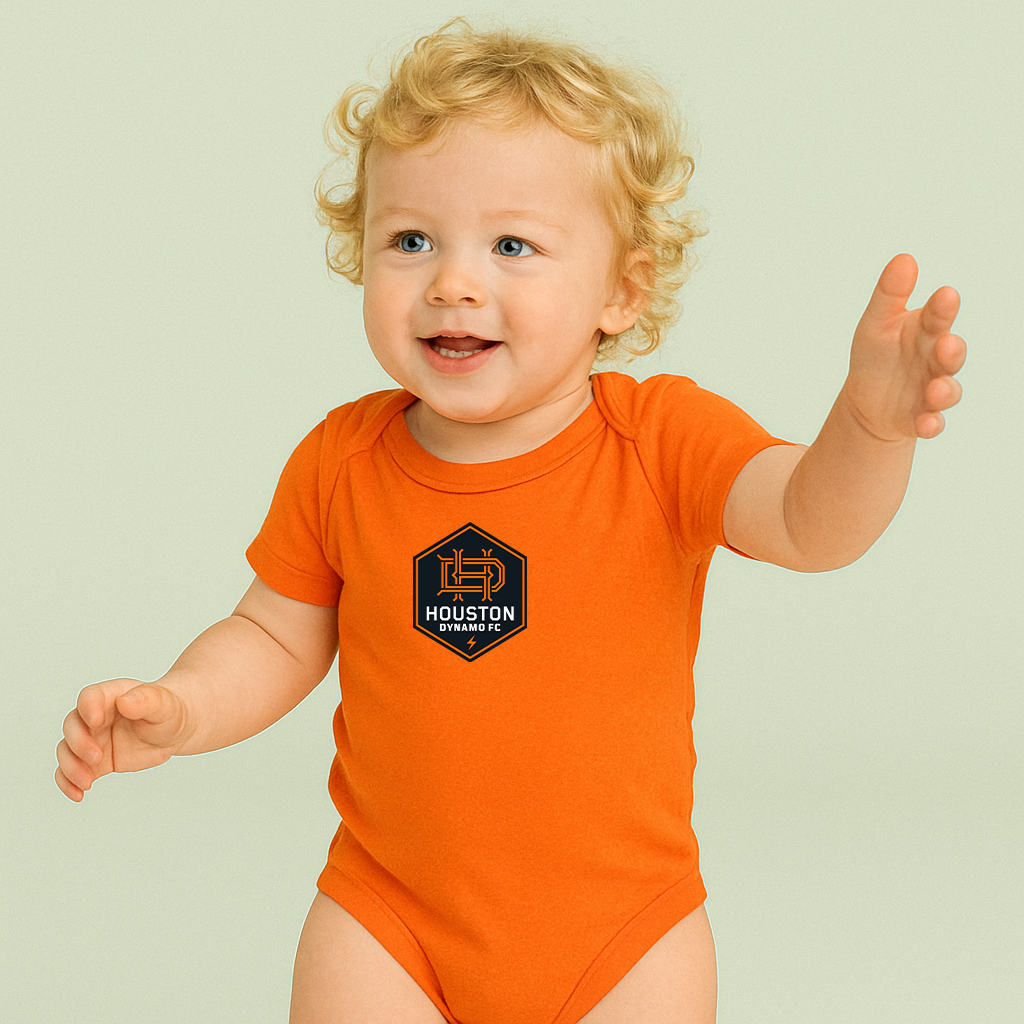 Houston Dynamo FC Soccer Baby Romper Onesie