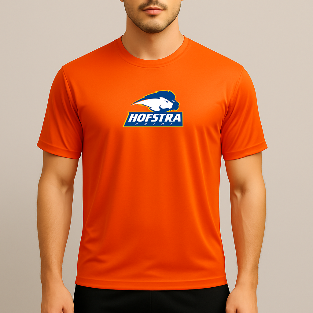 Men's Hofstra Pride Logo Polyester T-Shirt