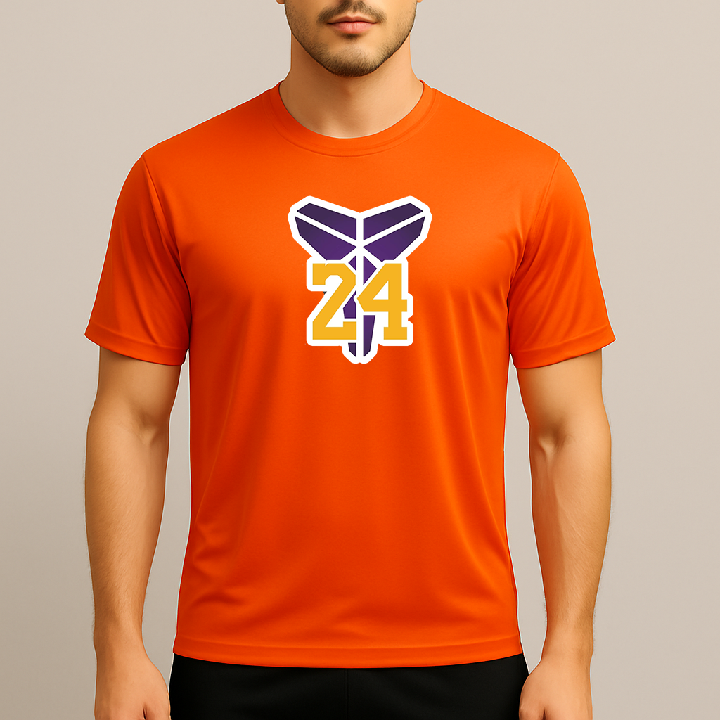 Men's Kobe Bryant Mamba 24 Polyester T-Shirt