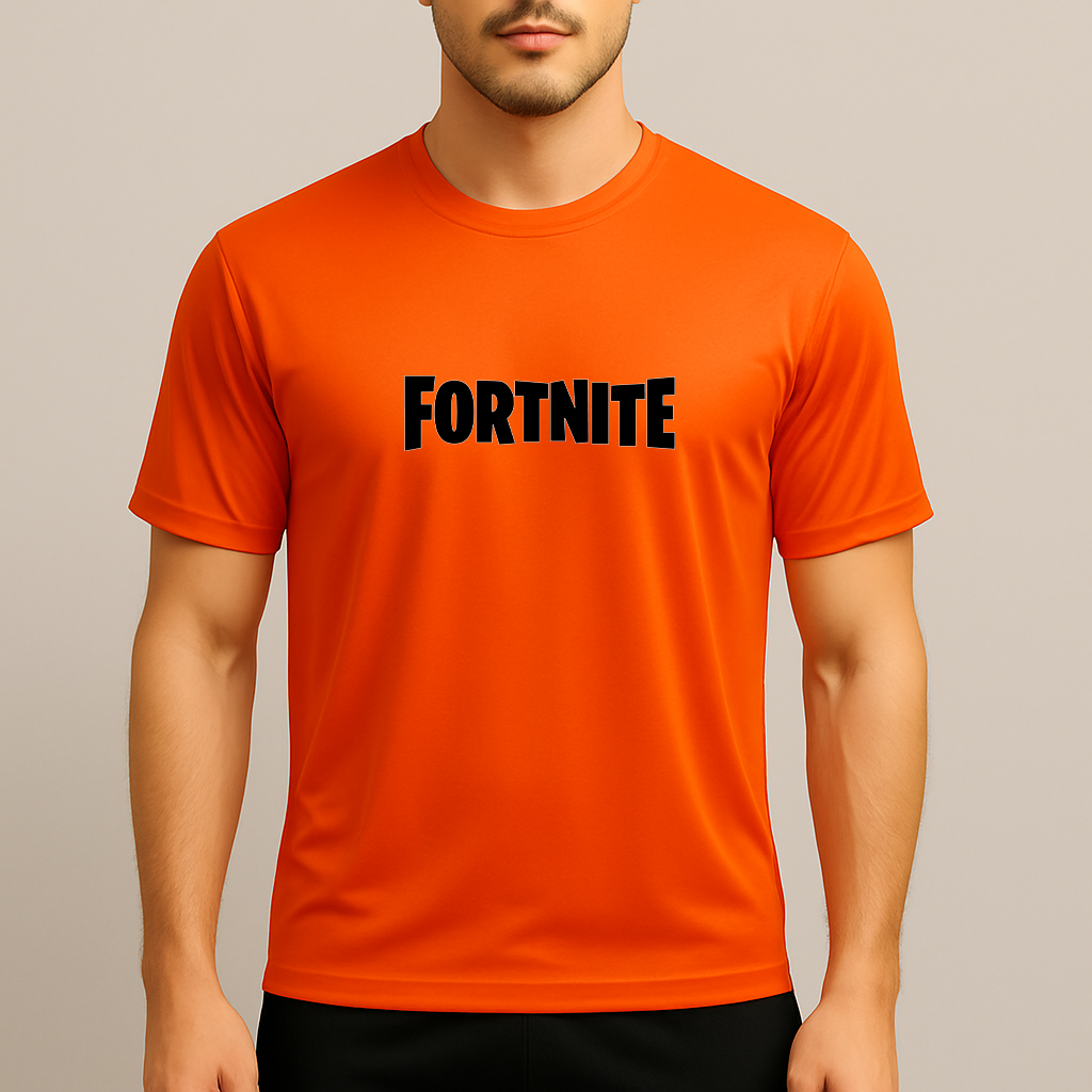 Men's Fortnite Battle Royale Game Polyester T-Shirt