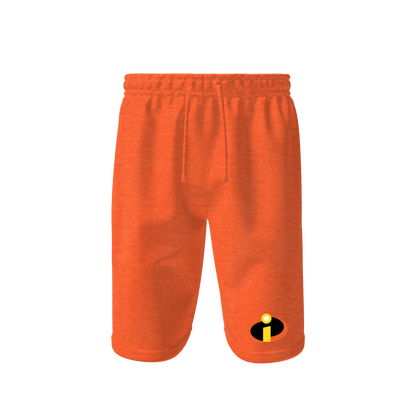 Men's The Incredibles Cartoon Athletic Fleece Shorts