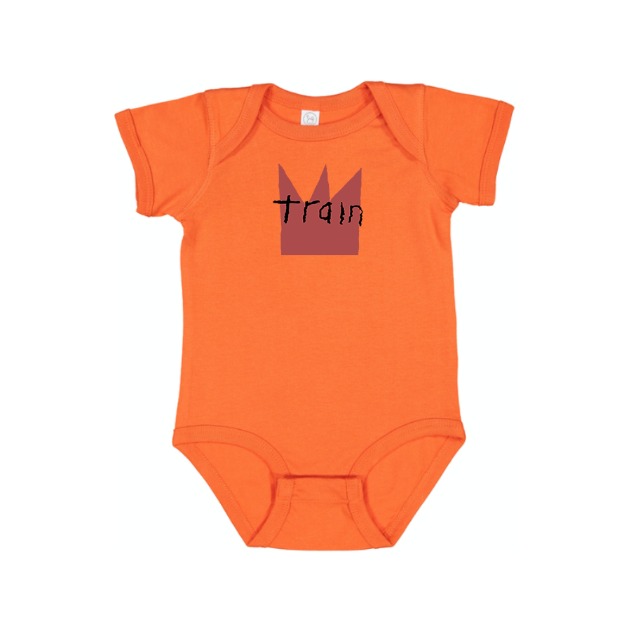 Train Logo Baby Romper Onesie