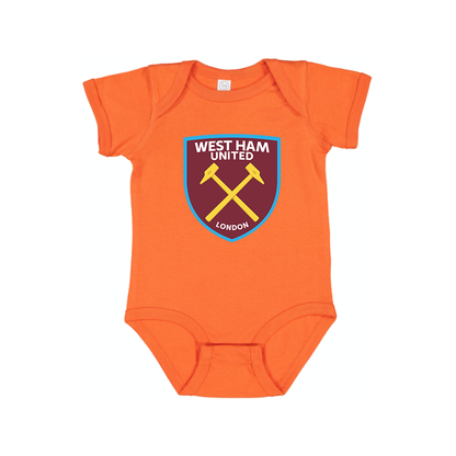 West Ham United FC Baby Romper Onesie