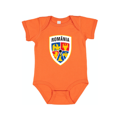 Romania National Soccer Team Baby Romper Onesie