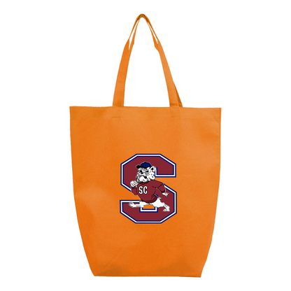 South Carolina State Bulldogs Logo Q-Tees Non-Woven Gusset Bottom Tote