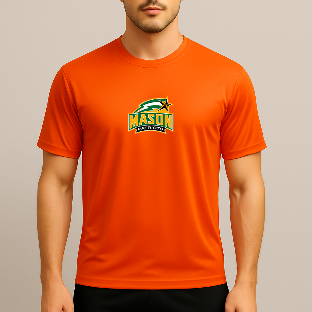 Men's George Mason Patriots Logo Polyester T-Shirt