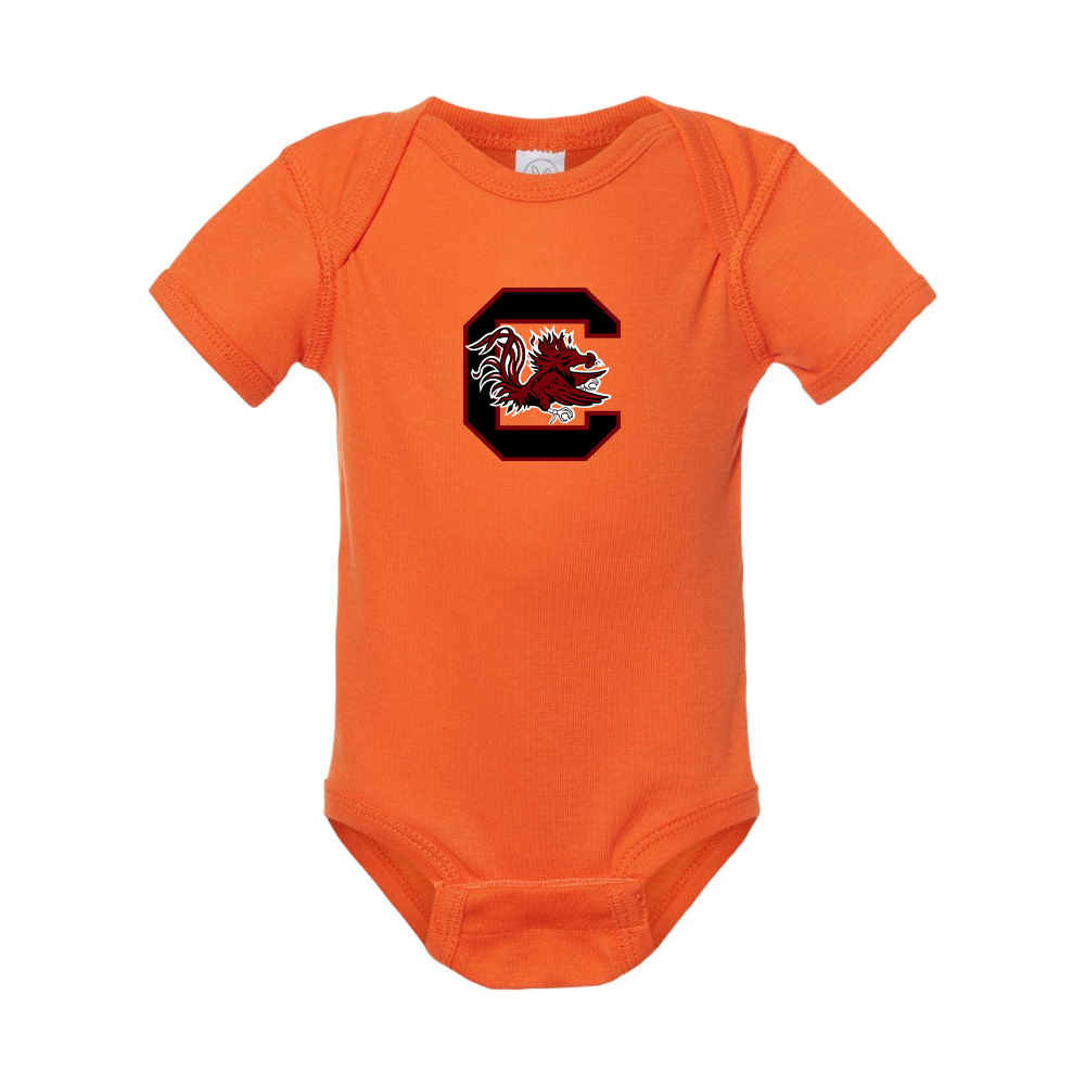 South Carolina Gamecocks Logo Rabbit Skins Infant Baby Rib Bodysuit