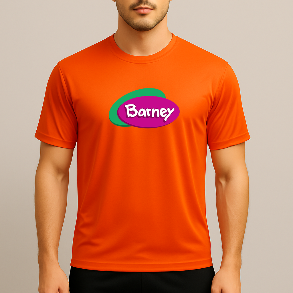 Men's Barney Show Polyester T-Shirt