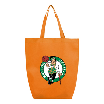 Boston Celtics Logo Q-Tees Non-Woven Gusset Bottom Tote