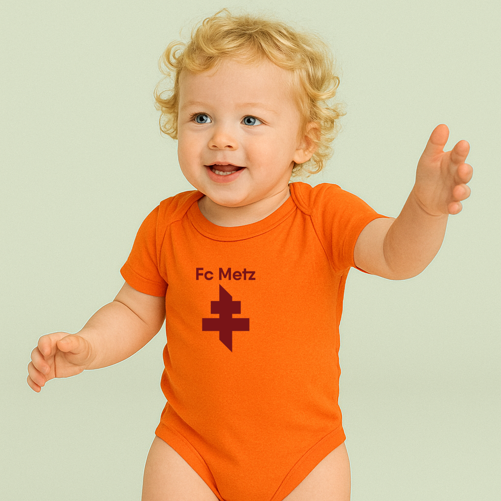 FC Metz Soccer Logo Baby Romper Onesie