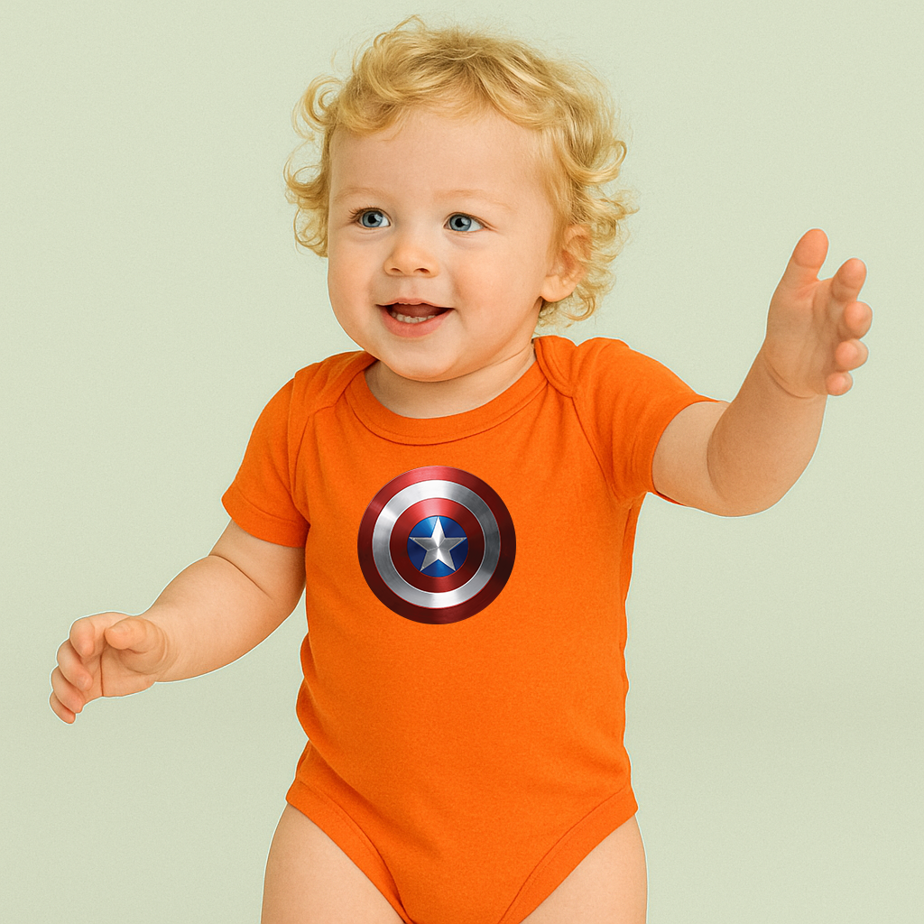 Captain America Baby Romper Onesie
