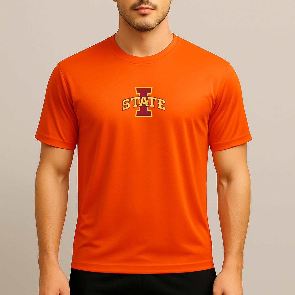Men's Iowa State Cyclones Logo Polyester T-Shirt