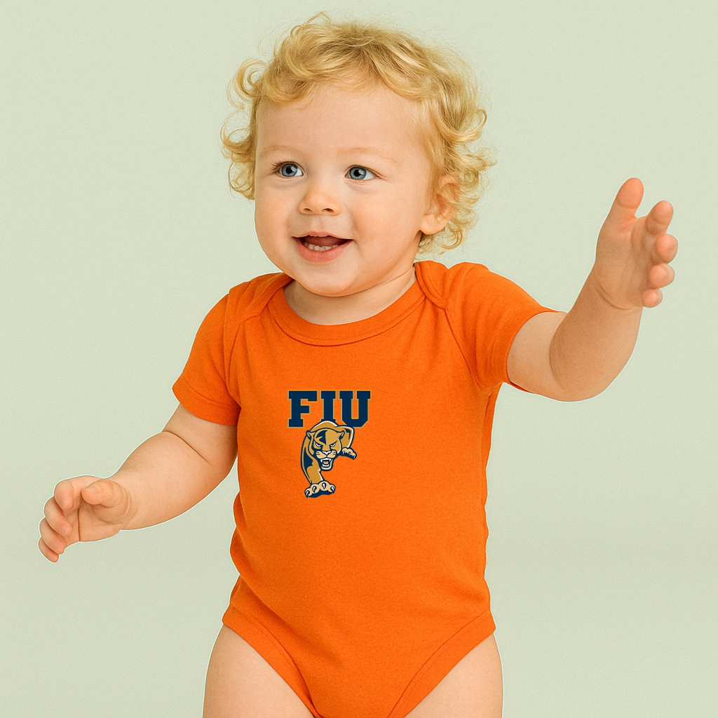 FIU Panthers Logo Baby Romper Onesie