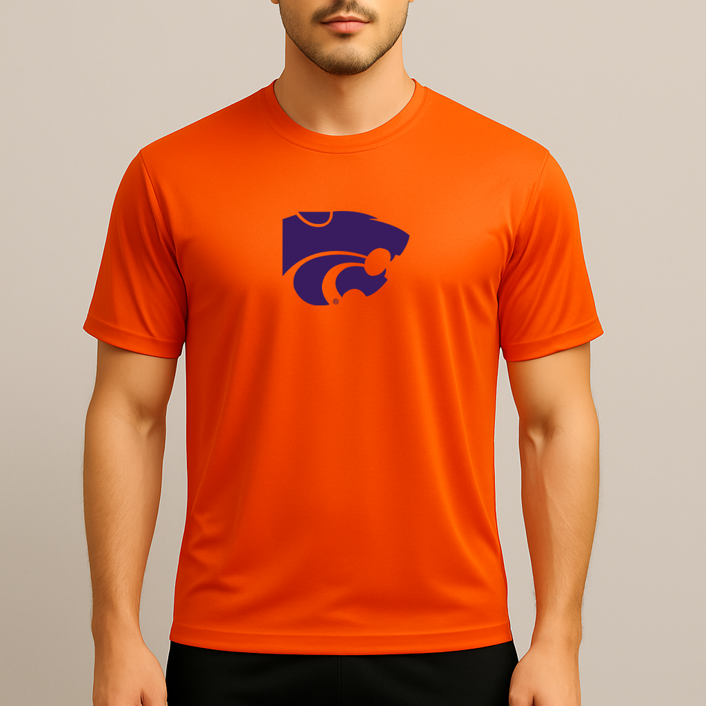 Men's Kansas State Wildcats Logo Polyester T-Shirt