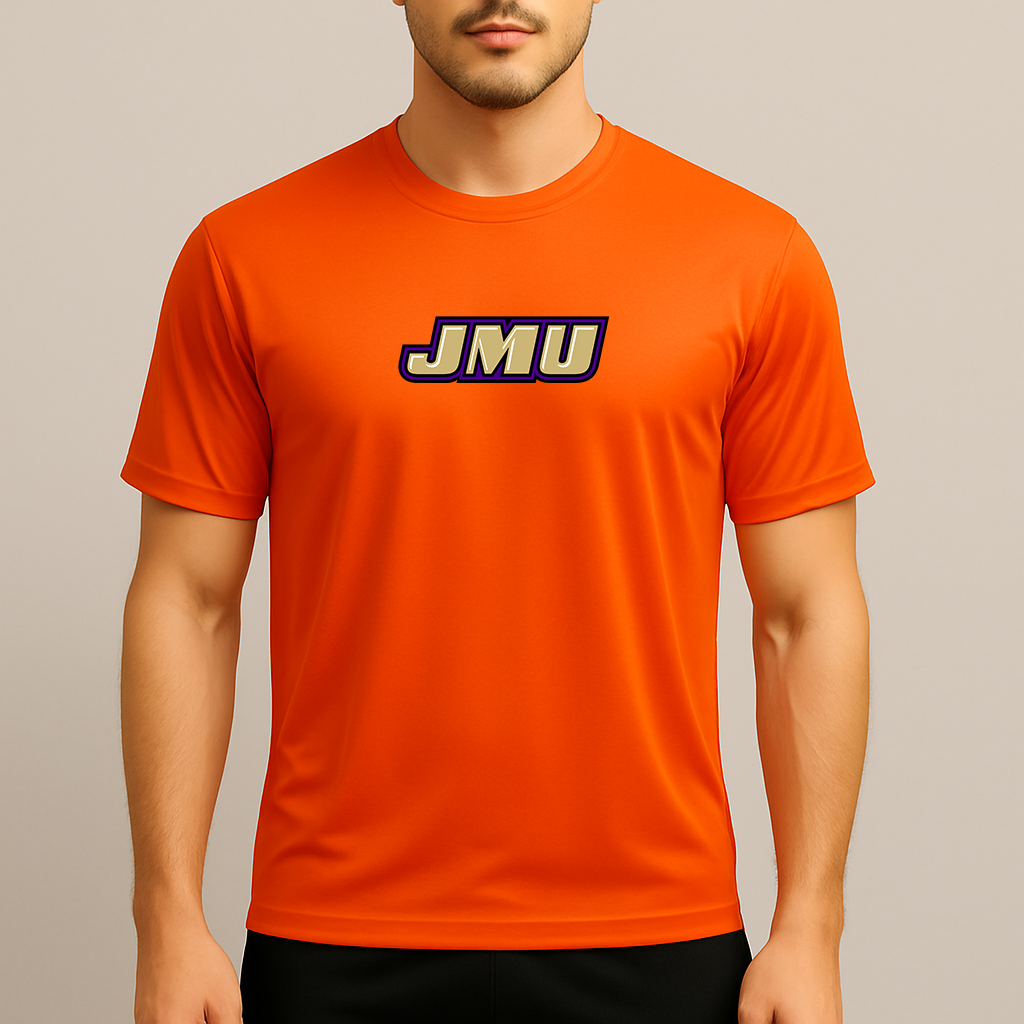 Men's James Madison Dukes Logo Polyester T-Shirt