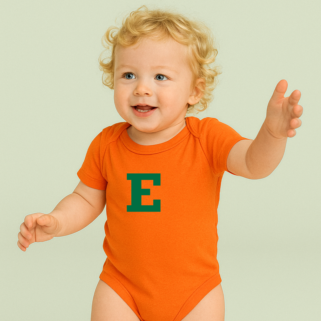 Eastern Michigan Eagles Logo Baby Romper Onesie