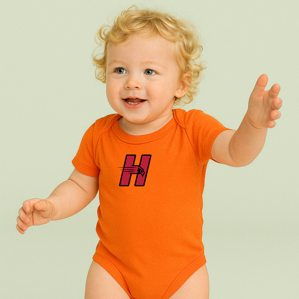 Hartford Hawks Logo Baby Romper Onesie