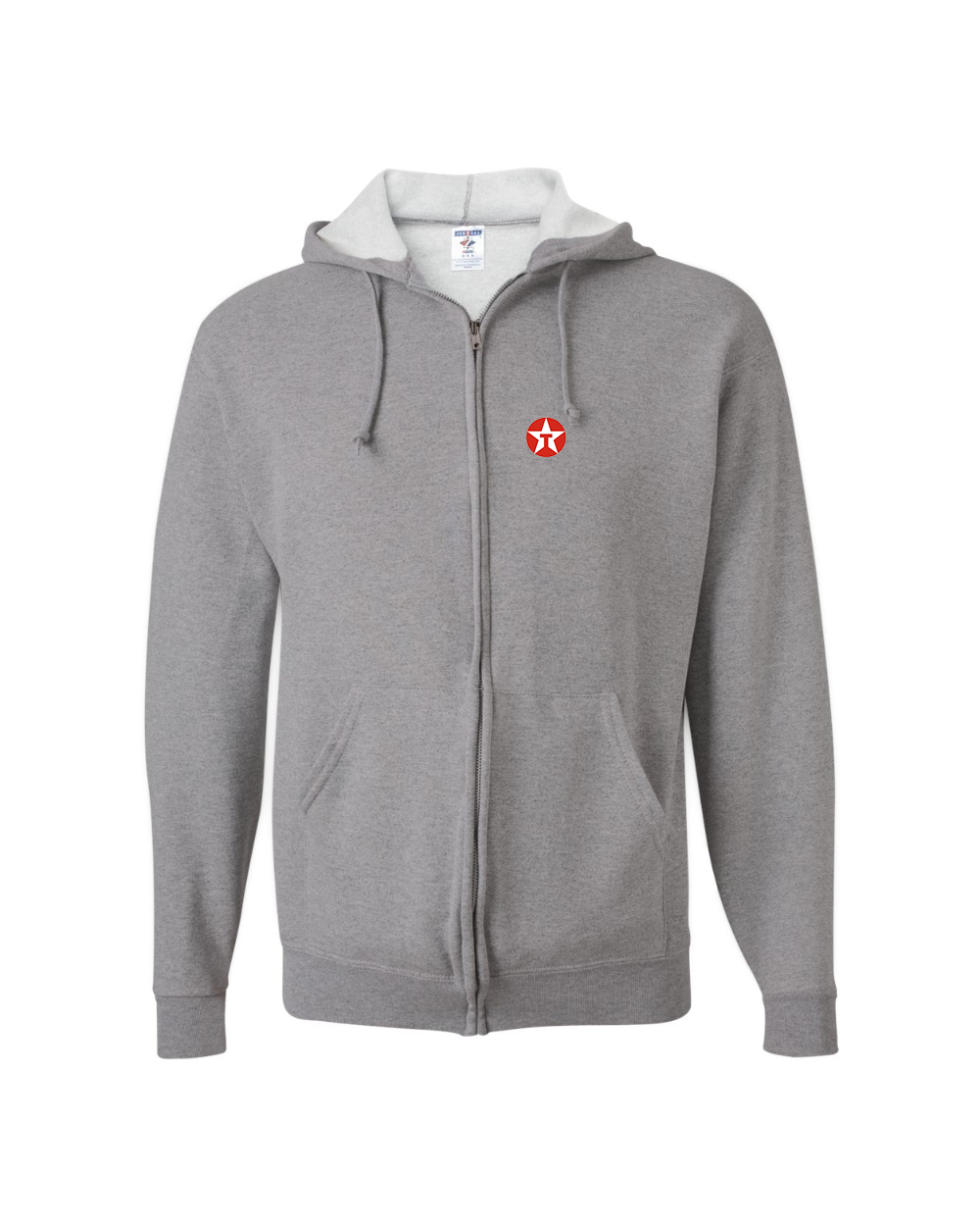 Men's Texaco Logo JERZEES NuBlend Full-Zip Hooded Sweatshirt