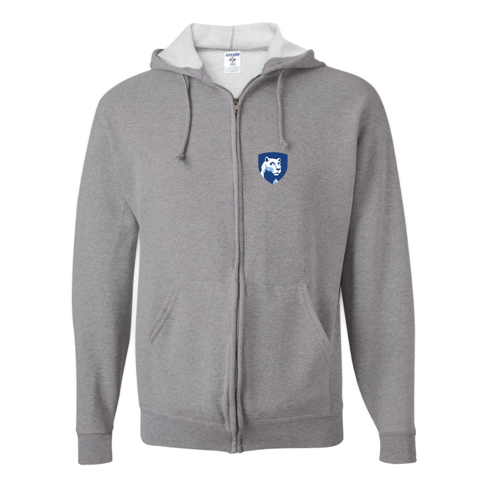 Men's Penn State Symbol JERZEES NuBlend Full-Zip Hooded Sweatshirt