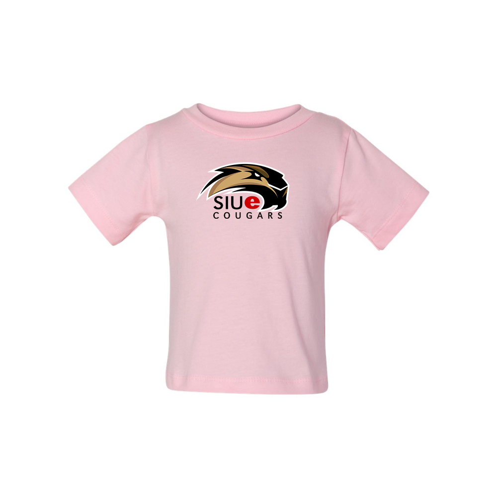 SIU Edwardsville Cougars Logo BELLA CANVAS Infant Jersey Tee