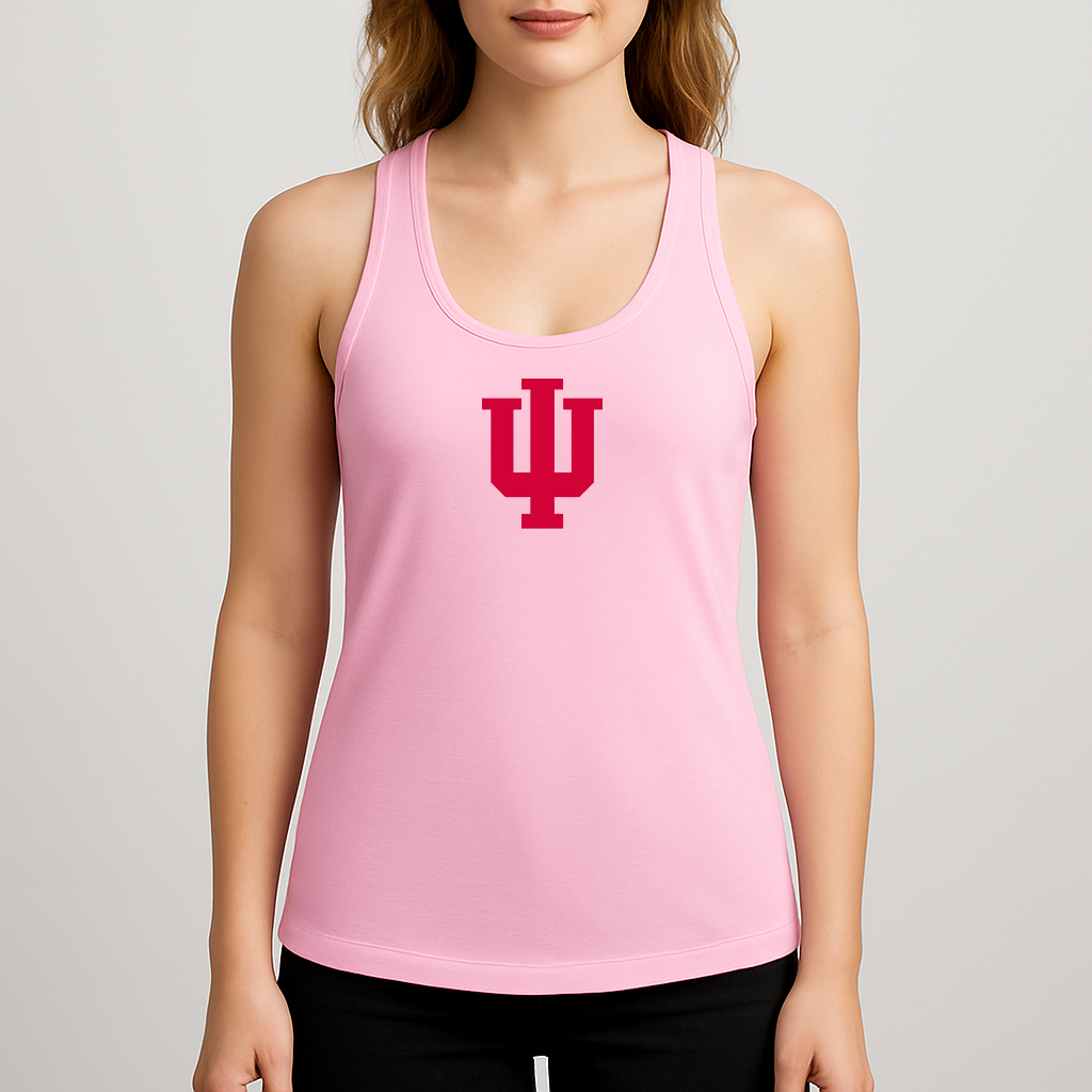 Women's Indiana Hoosiers Logo Next Level Ideal Racerback Tank