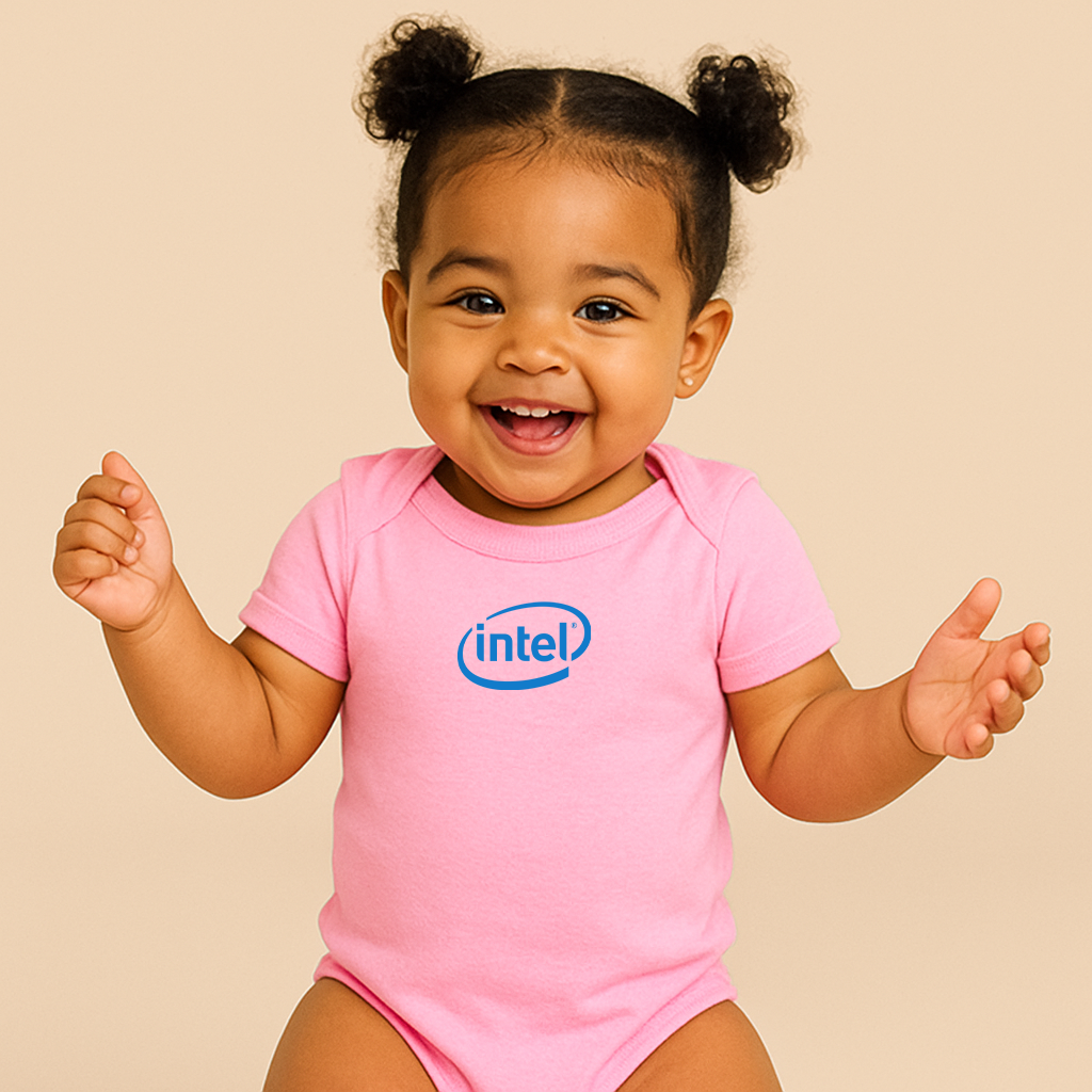 Intel Logo Baby Romper Onesie
