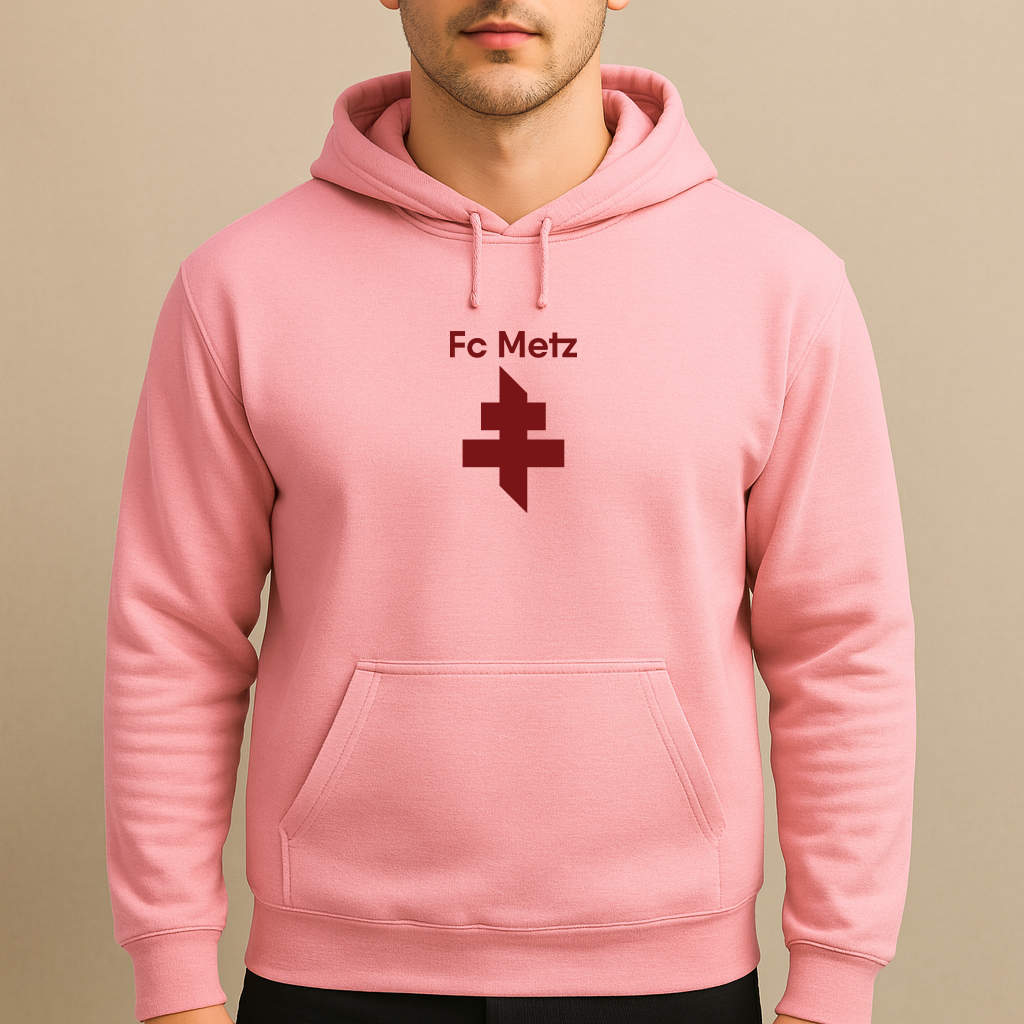 Men's FC Metz Soccer Logo Pullover Hoodie