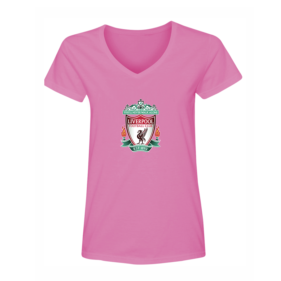 Women's Liverpool Football Club Est.1892 V-Neck T-Shirt