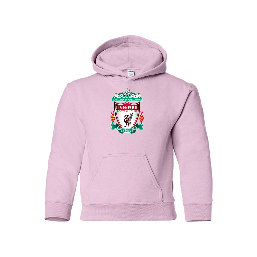 Youth Kids Liverpool Football Club Est.1892 Pullover Hoodie