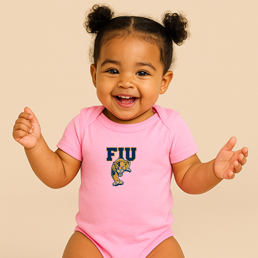 FIU Panthers Logo Baby Romper Onesie