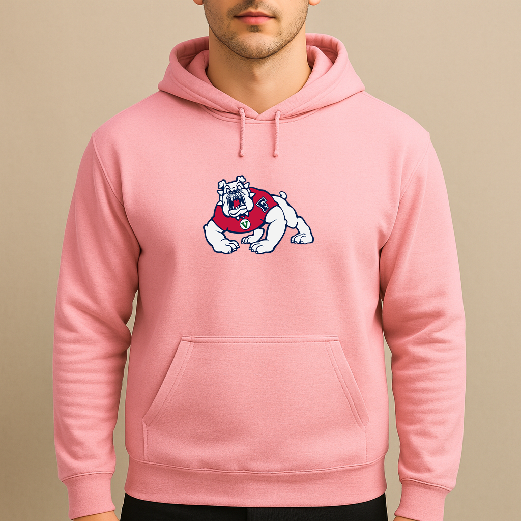 Men's Fresno State Bulldogs Logo Pullover Hoodie