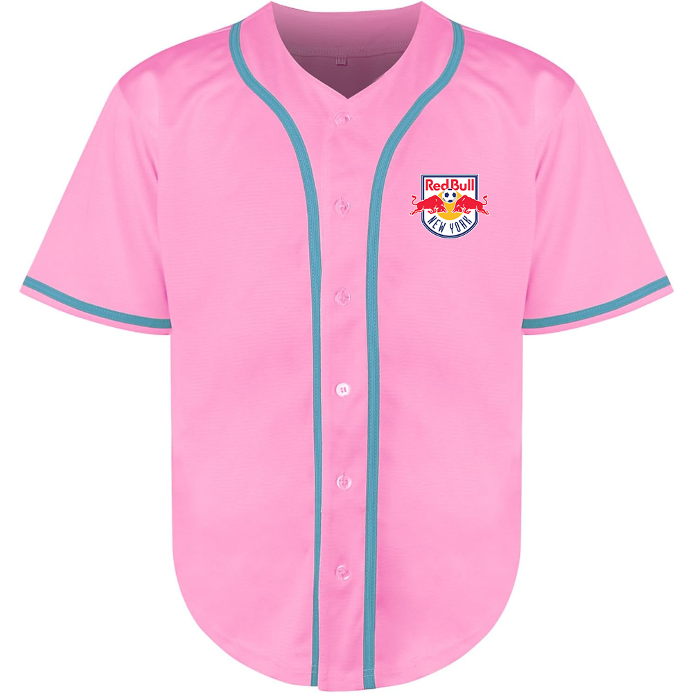 Men's New York Red Bulls FC Baseball Jersey