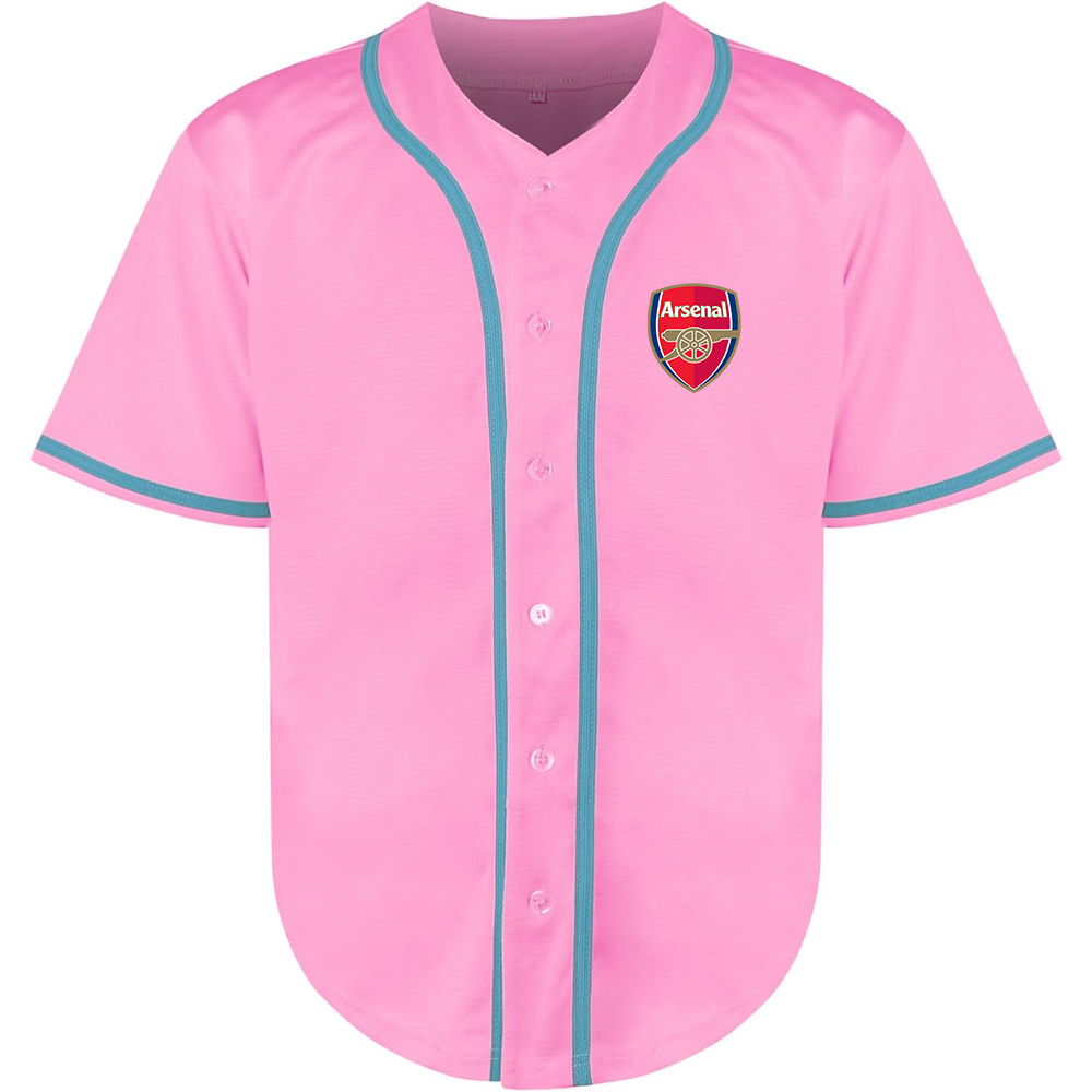 Men's Arsenal Soccer Baseball Jersey