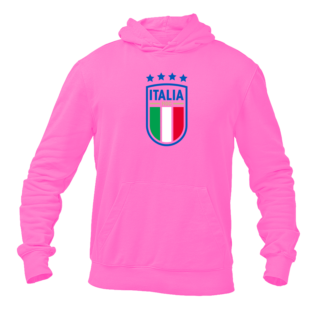 Men's Italy National Soccer Pullover Hoodie