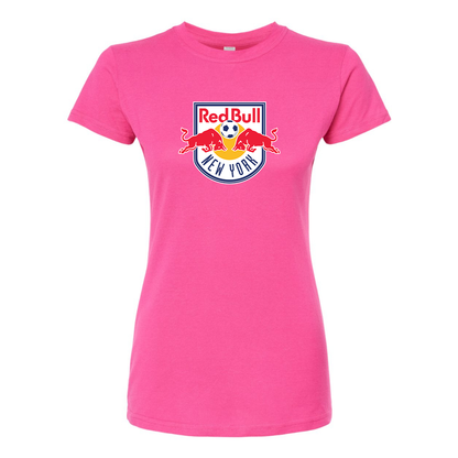 Women's New York Red Bulls FC Round Neck T-Shirt