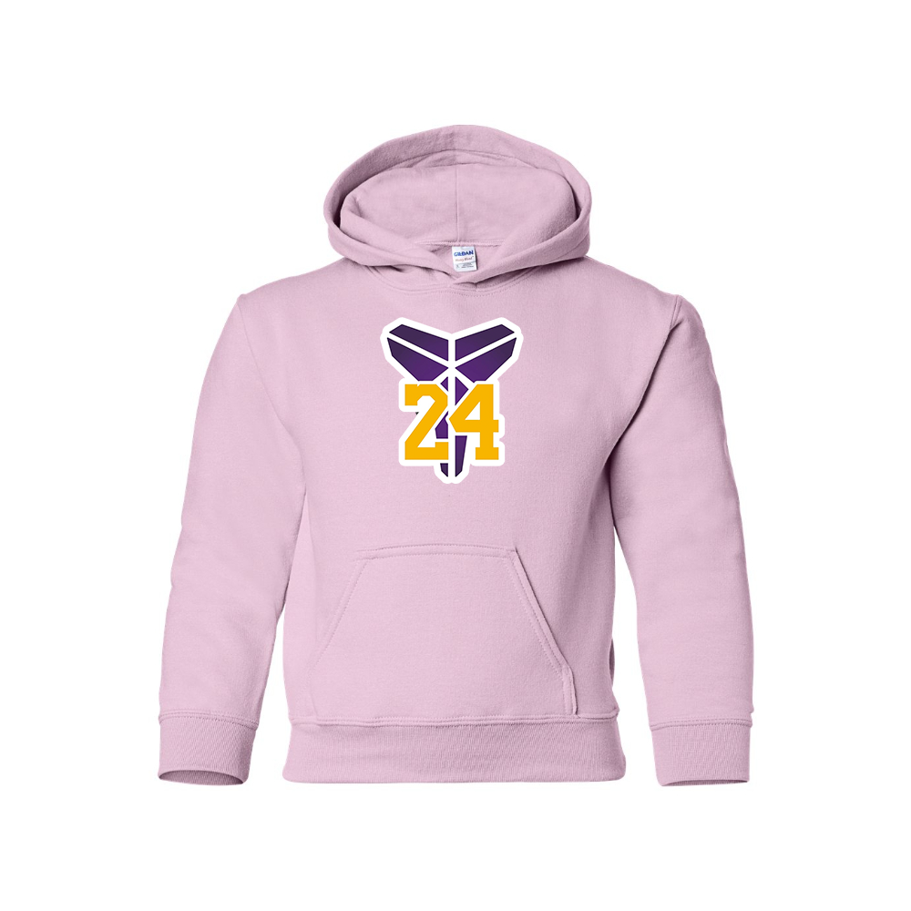 Youth Kids Kobe Bryant Mamba 24 Pullover Hoodie