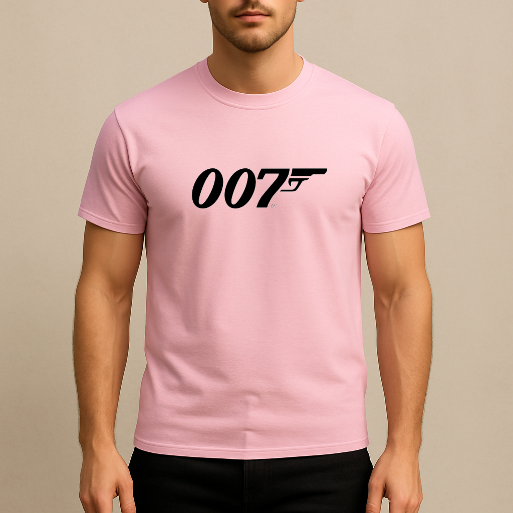 Men's 007 James Bond Movie Cotton T-Shirt