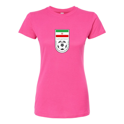 Women’s Iran National Soccer Team Round Neck T-Shirt