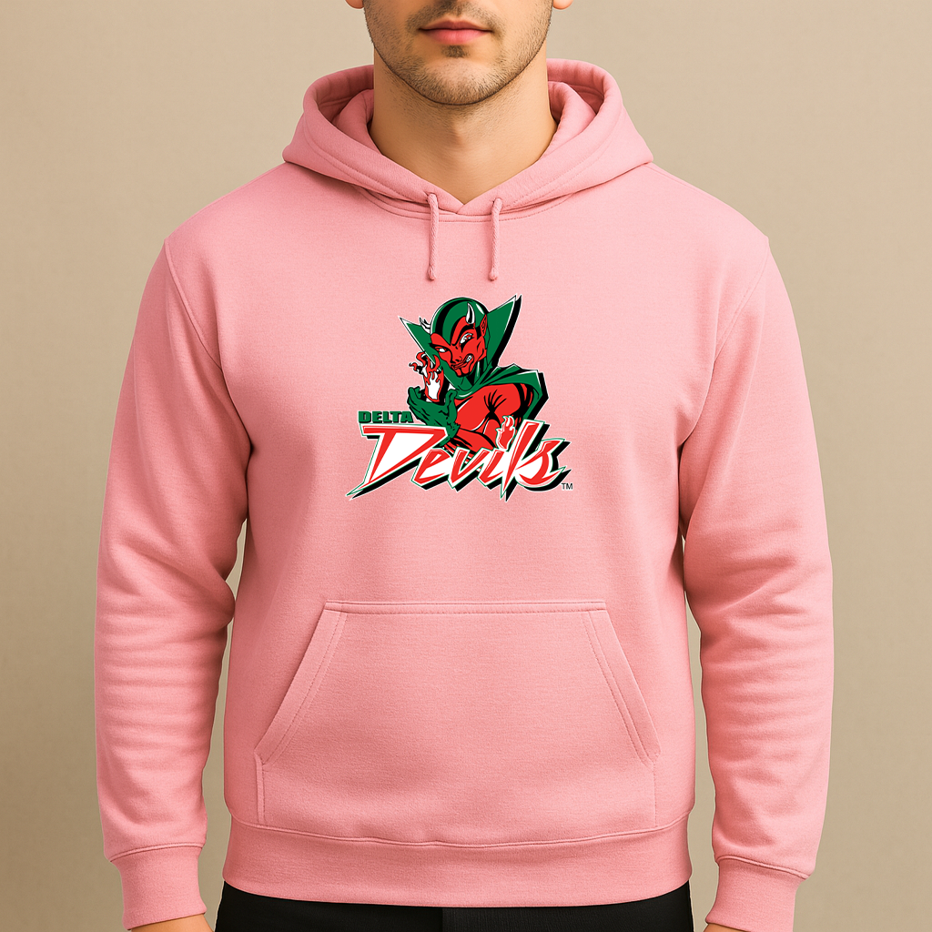 Men's MVSU Delta Devils Logo Pullover Hoodie