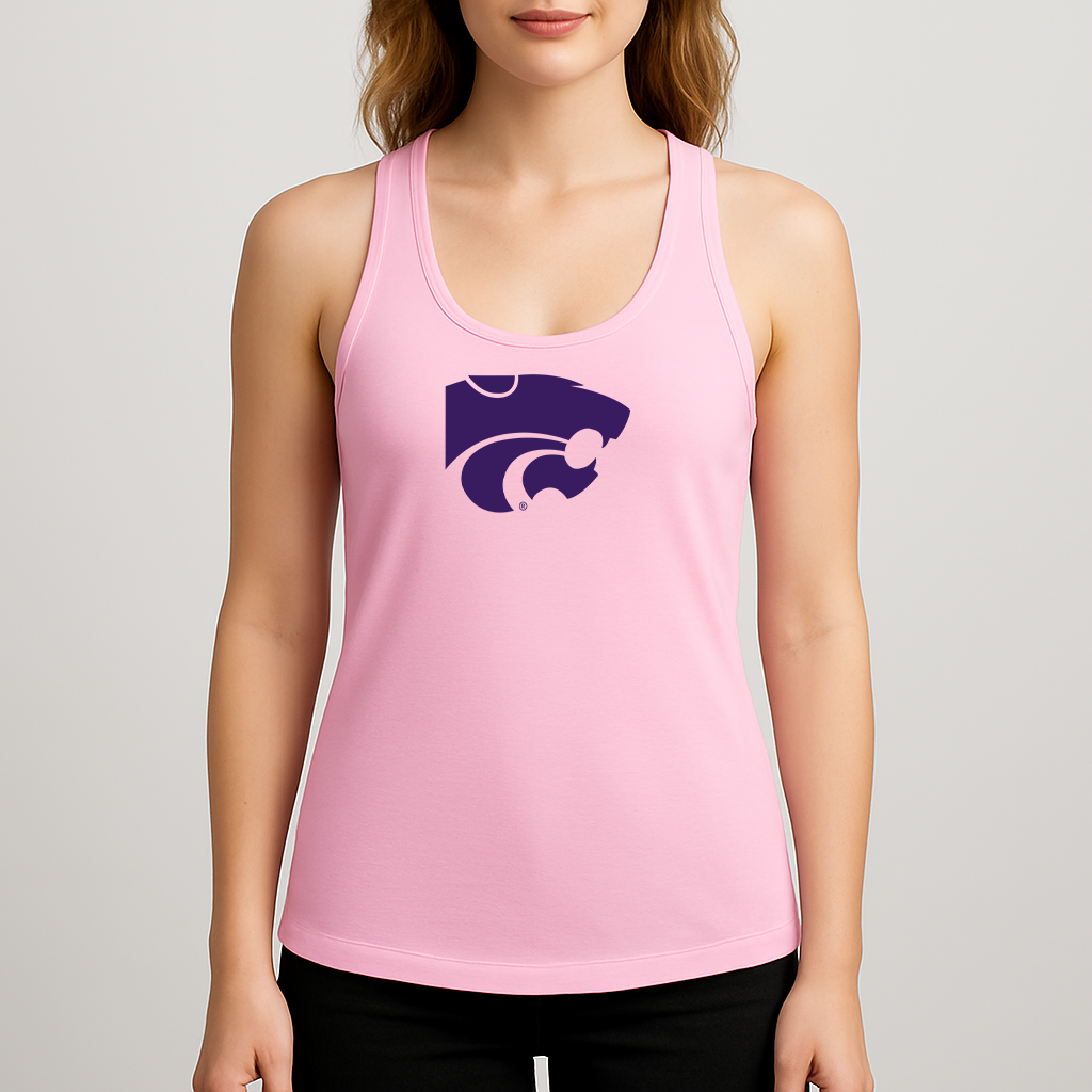 Women's Kansas State Wildcats Logo Next Level Ideal Racerback Tank