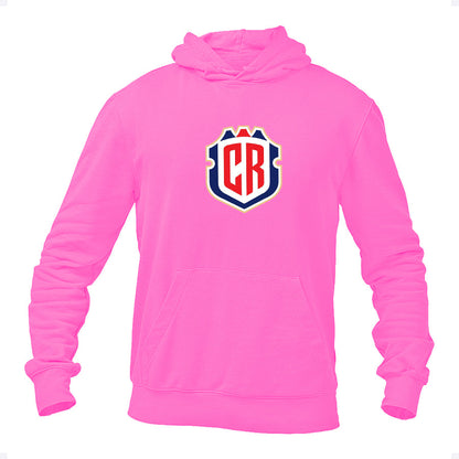 Men's Costa Rica National Soccer Team Pullover Hoodie