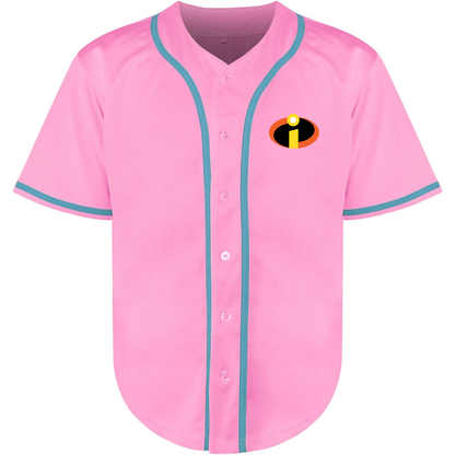 Men's The Incredibles Cartoon Baseball Jersey