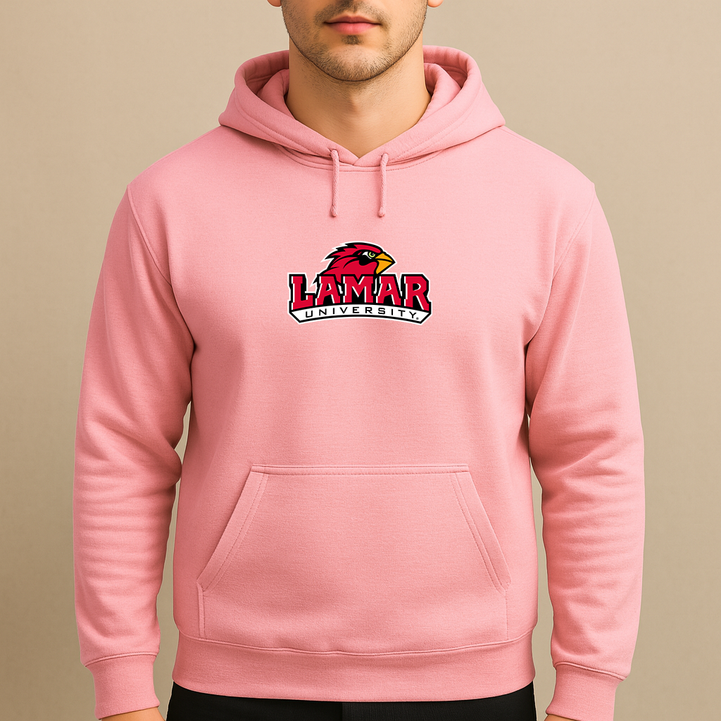 Men's Lamar Cardinals Logo Pullover Hoodie
