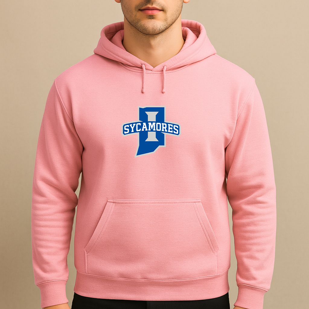 Men's Indiana State Sycamores Logo Pullover Hoodie