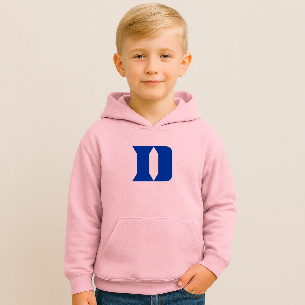 Youth Duke Blue Devils Logo Pullover Hoodie